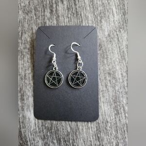 Pentagram earrings